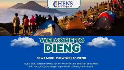 Sewa mobil Purwokerto Dieng menggunakan armada terbaru dari Hens Transport