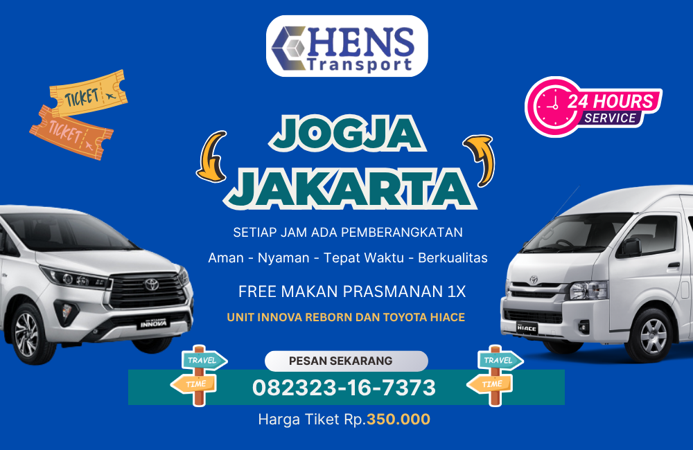 harga travel jogja jakarta terbaru